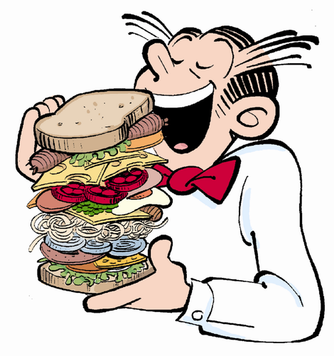 Illustration for article titled Sandwiches: A quick reference guide to any cartoon character